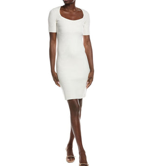 HUGO BOSS womens Hugo Fesco Sweaterdress, Size XL, White MSRP $178