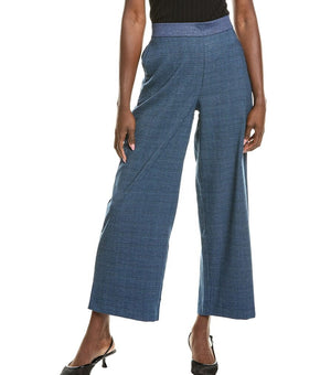 Vince Camuto womens Wide Leg Pant, Size XL, Blue MSRP $89