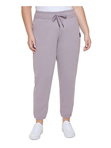 Calvin Klein Performance Womens Purple Pocket Active Wear Pants Plus Size 3X
