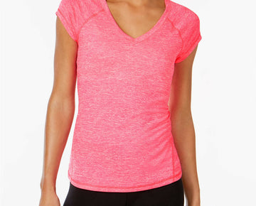 Ideology Rapidry Heathered Performance T-Shirt Womens pink Size S MSRP $13