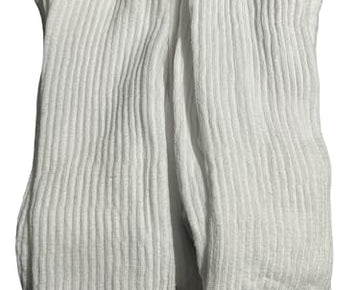 Club Room Men Crew Socks 12 Pair Shoe Size 7-12/Socks Size 10-13 White Cushioned
