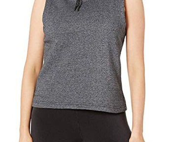 HI-TEC Women's Tarheel Hooded Cold Weather Active Vest, Blackened Pearl, X-Large