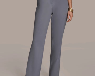 Donna Karan New York Women's Straight Leg Pants Blue Size 8 MSRP $129