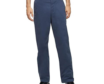 Calvin Klein Mens Mid Rise Stretch Chino Pants Blue Size 38
