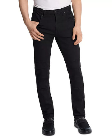 KARL LAGERFELD Men's PARIS Moto Pants Black Size 36 SALE MSRP $149