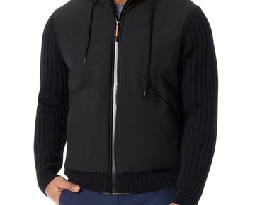 Bass Outdoor Mens Full Zip Sweater Coat Jacket Black Size XL MSRP $119