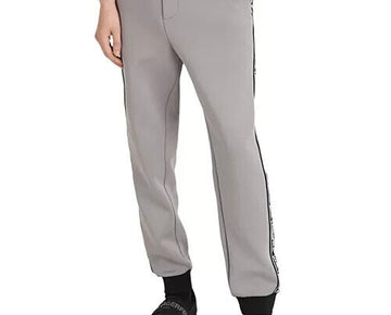 Karl Lagerfeld Paris Men's Taped Track Pants Gray Size XL MSRP $149
