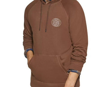 Bass Outdoor Men's Logo Graphic Hoodie Brown Size M MSRP $45