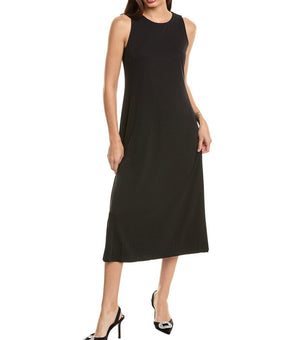 Anne Klein womens Seaming Detail Sheath Dress, Size 8, Black MSRP $129