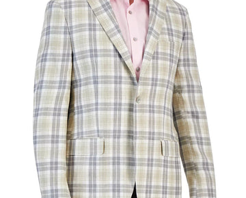 LAUREN RALPH LAUREN Ultraflex Classic Linen Sportcoats Beige Size 46R MSRP $295