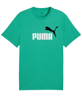 Puma Mens Essential Logo T-Shirt Sparkling Green Size 2XL 100% Cotton