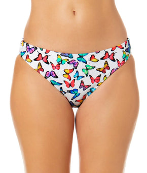 Salt + Cove Juniors' Fly By Hipster Bikini Bottom White Size S Butterfly
