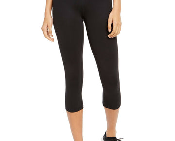 Ideology High-Waist Pocket 7/8 Length Leggings Womens black Size XS MSRP $40