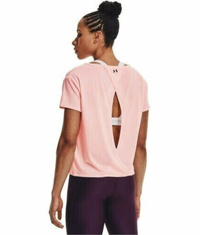 Under Armour Women's UA Tech Open-Back Top pink Size S MSRP $30