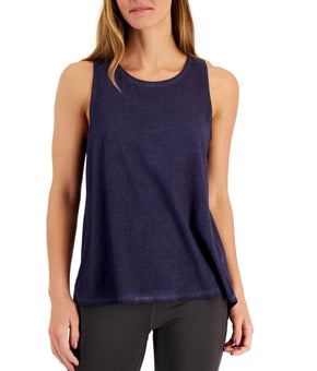 Ideology Tank Top Womens Size S Blue Indigo Sea Lightweight Casual Active Gym