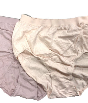 Bali Women Comfort Revolution Brief Panties 2-PK Pink Size 8/9 Super Soft Nylon