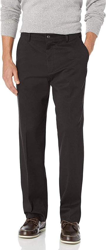 Dockers Men's Easy Classic Fit Khaki Stretch Pants Black Size 32X30 MSRP $50