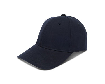 Gents Mens Executive Wool Everyday Ball Cap Navy O/S
