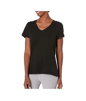 Calvin Klein V-Neck T-Shirt Black Size XXL Cotton