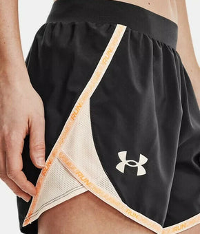 Under Armour Loose Fit UA Fly-By 2.0 Work out Shorts Retro Pink Black Size L