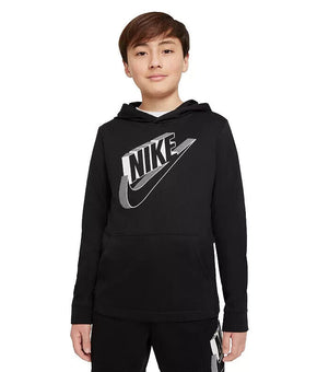 Nike Big Boys Sportswear Hoodie Black Size L NEW