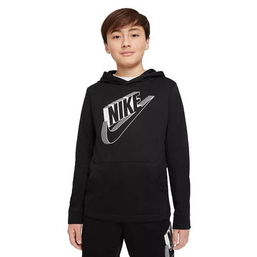 Nike Big Boys Sportswear Hoodie Black Size L NEW