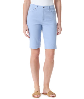 Women's Gloria Vanderbilt Amanda Bermuda Shorts Color: Dreamy Blue Size: 6
