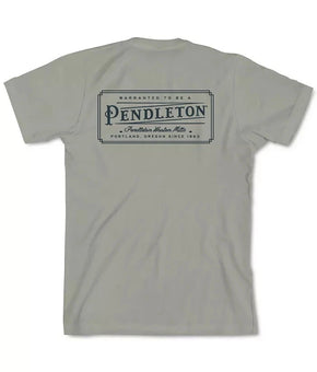 Pendleton Men's Retro Logo Graphic T-Shirt Brown Gray Size S