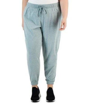 Ideology Jogger Pants Womens Plus Size 1X Green Crushed Mint Casual Lounge