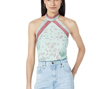 Free People 1 Thing Bodysuit Flower Combo Women's 4-6 Small