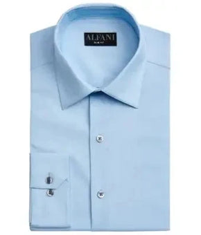 Alfani Mens Slim-Fit Dress Shirt Rain Song Size 15/15.5 x 32/33 MSRP $60