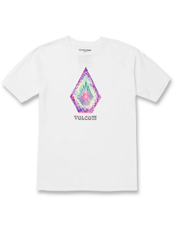 Volcom Mens Logo Crewneck T-Shirt White Size L