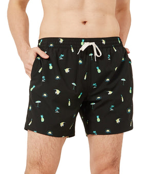 Chubbies Men's The Essentials Quick-Dry 5-1/2" Swim Trunks Black Size M MSRP $70