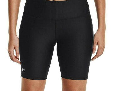 Under Armour Women's HeatGear Compression Bike Shorts Black Size XS MSRP $35
