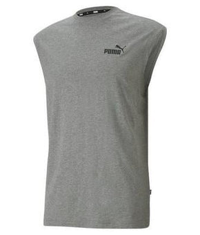 Puma Mens Regular fit Sleeveless T-Shirt Shirt XXL Grey Solid