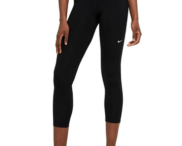 Nike Printed-Waist Logo 7/8 Length Leggings Black Size XS MSRP $55