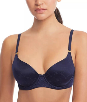 Lauren Ralph Lauren Repeat-Logo T-shirt Bra, 4L0016 Navy Size 40D MSRP $58