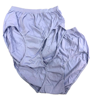 Bali Women's Comfort Revolution Brief Panties 2-PK Light Blue Size 10/11
