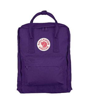 Fjallraven Kanken Classic Fabric Backpack - Purple 14 x 10 x 4.5