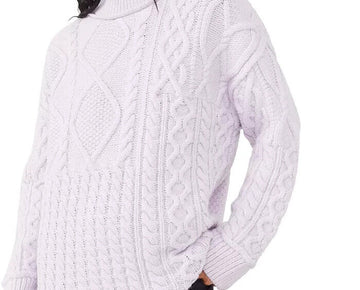 Free People Purple Women's Leslie Cable Tunic Sweater top Size XLMSRP $168