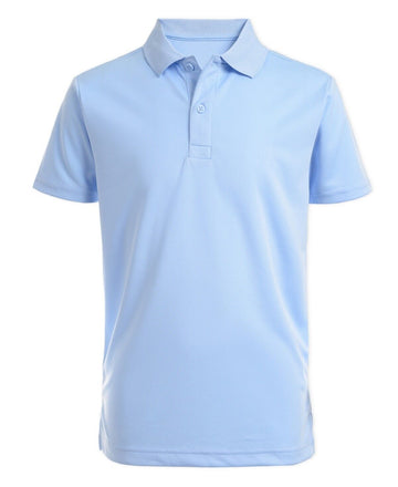 Nautica Boys' 8-20 Short Sleeve Performance Polo Light Blue Size M