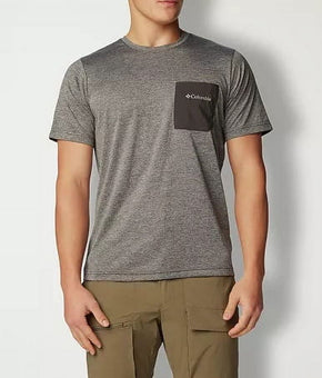 COLUMBIA Mens Regular fit Short Sleeve T-Shirt Shirt XXL Grey