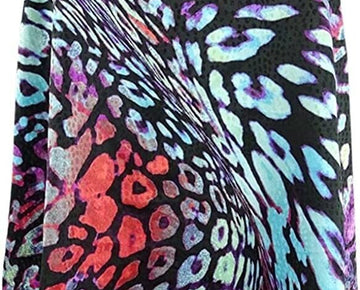 Rachel Roy Womens Animal Print Sleeveless Top Black Multi color Size M