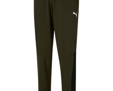 Puma Men's Contrast 2.0 Side Stripe Track Pants Size XXL Olive Green MSRP $40