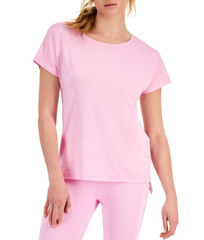 ID Ideology Womens Lightweight Techy T-Shirt Pink Stone Size L
