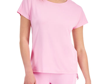 ID Ideology Womens Lightweight Techy T-Shirt Pink Stone Size L