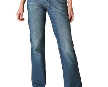 Lucky Brand Women's Knd Easy Rider Boot Denim Pants Blue Size 2/26 MSRP $99