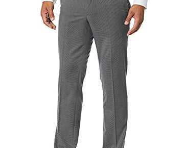 Vince Camuto Men's Slim Fit Suit Pants, Grey Solid Pant, 40W X 32L