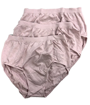 Bali Women Comfort Revolution Brief Panties 3-PK Light Pink Size 6/7 Soft Smooth