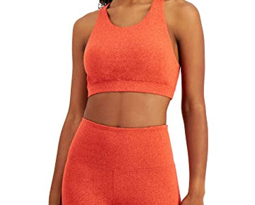 Ideology Intimates Orange UPF 50+ Sports Bra Size XS